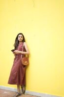 Autumn Maroon Maxi Dress – Elegant Ethnic Wear