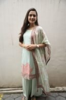 Serene Sky Kurti Set – Pastel Blue Ethnic Outfit